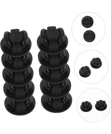 Homsfou 10-Pack Mask Glasses Clips - Break Mundsprung Ohrhaken Extensions for Snorkel Masks | Silicone Face Mask Holders & Buckles for Adults - Buy Online on GoSupps.com