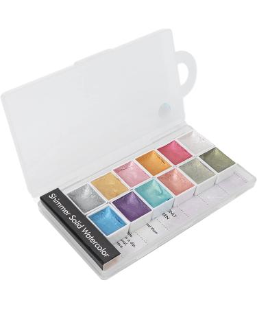 Nail Watercolor Pigment 12 Colors Nail Watercolor Paint Set Widely Use for Fabric for Nail Artists for Stone for Wood - Buy Online on GoSupps.com