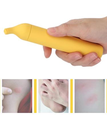 Banana Shape Bite Relief Tool - Portable 304 Stainless Steel Itching Treatment for Home and Travel - Buy Online on GoSupps.com