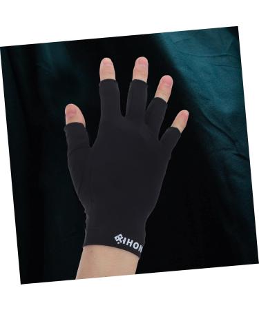 FOMIYES 2 Pairs UV Gloves Gel Summer Gloves Summer Driving Gloves Sun Protective Gloves Nail Art Fingerless Gloves UV Shield Gloves Half Finger Gloves Fabric Dryer Protection Women's - Buy Online on GoSupps.com