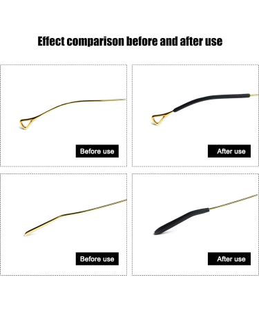 20 Pairs Silicone Anti-Slip Glasses Ear Brake Tips | Replacement Accessories for Sports & Reading Glasses (2.5-5 mm) - Buy Online on GoSupps.com
