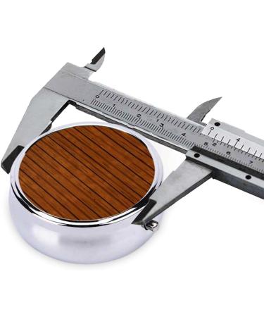 Brown Wood Pattern Pill Box - 3 Compartment Portable Organizer for Travel - Buy Online on GoSupps.com