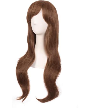 MapofBeauty 28 Long Curly Costume Cosplay Wig (Light Brown) - 70cm Length - Buy Online on GoSupps.com