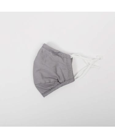 Bodico Washable Cotton Kids Face Mask with Adjustable Ear Loops Grey 1 count 1 count Grey 1 count (Pack of 1) - Buy Online on GoSupps.com