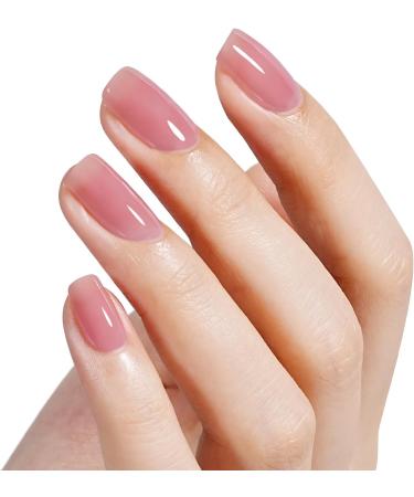 AILLSA Nude Gel Polish Set Pink Milky White Jelly Gel Nail Polish with Base and Top Coat Neutral Sheer Colors Translucent Gel Polish for French Manicure Soak Off U V Gel Starter Kit DIY at Home Crystal Castles - Buy Online on GoSupps.com