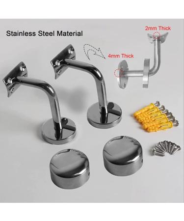 Acrylic Stair Railing Handrail Clear Bubble Pipe Outdoor Indoor Hand Rails/Round Wall Support Grab Bars for Staircase Stainless Steel Kit (Color : Gold Fittings Size : 1.5ft/0.4 Silver Fittings 8.5ft/2.6m - Buy Online on GoSupps.com