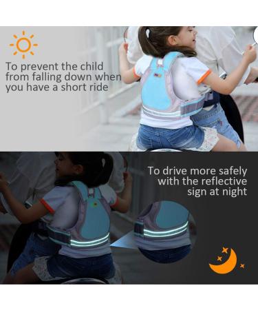 Buy Jolik Kinder Motorcycle Service - 4-in-1 Buckle Breathable & Reflective Material - Childrens Motorcycle Gurtzeug in Blue | International Shipping Available - Buy Online on GoSupps.com
