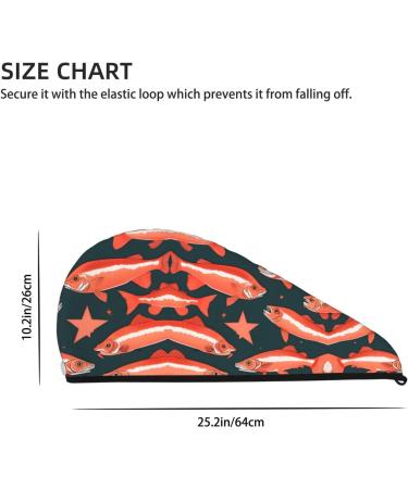 Buy Salmon Coral Velvet Dry Hair Cap | Unisex Towel Wrap for Bathroom Pool Beach - Perfect Accessory for All - Buy Online on GoSupps.com