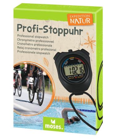 Moses.Expedition Natur Profi-Stoppuhr digital stopwatch for children sports & leisure time timepieces for athletics football training running sprinting bicycle and swimming training - Buy Online on GoSupps.com