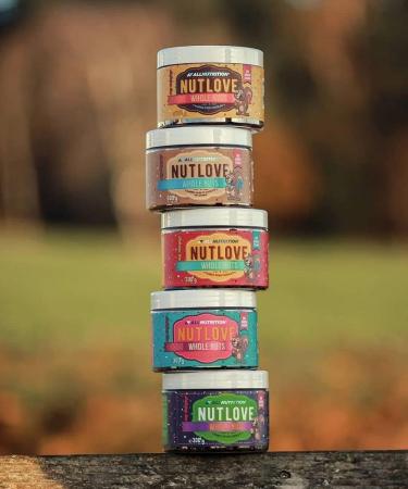 Allnutrition Nutlove Whole Nuts Almonds In Milk Chocolate300G - Buy Online on GoSupps.com