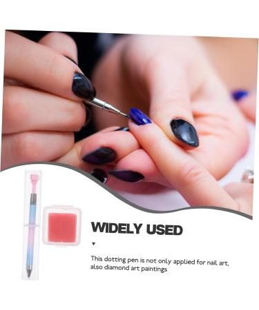 Healvian 1 Set Nail Art Drill Pen Nail Polish Pens Glitter Nail Art Pen Nail Art Calligraphy Pen Wax Pen for Rhinestones Diamond Picking Pen Nail Art Point Pen Tools Nail Gems Picker Abs - Buy Online on GoSupps.com