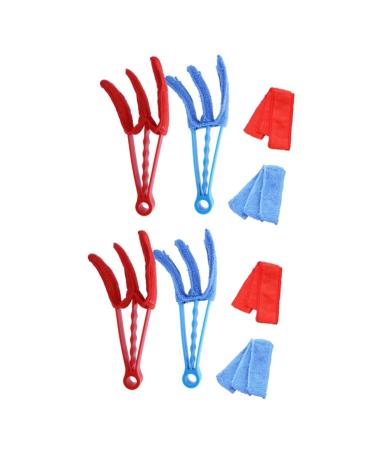 Ipetboom 8 Pcs Window Blind Cleaner Air Conditioner Cleaner Multifunctional Cleaning Brush Washable Window Cleaner Brush Cleaner Shutter Cleaner Window Duster Air Outlet Cleaning Ball