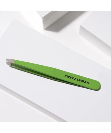 Tweezerman Green Apple Slant Tweezer - Precision Tools for Perfectly Groomed Brows - Buy Online on GoSupps.com