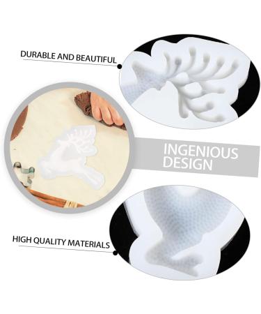 Ciieeo 3 Pcs Christmas Stencils Silicone Molds Candy Mold Xmas Silicone Mold for DIY Cake Mold Chocolate - Buy Online on GoSupps.com