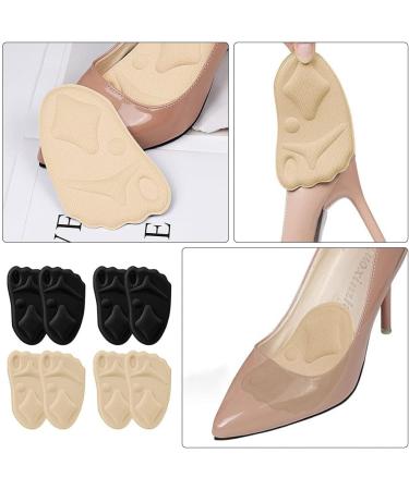 Minkissy 4 Pairs Sponge Forefoot Pad Invisible Insoles Forefoot Heel Cushion Inserts Cushioned Insoles Forefoot Cushioning Pad Foot Gel Pads Half 4d Mesh Stretch Fabric Sole Pad - Buy Online on GoSupps.com
