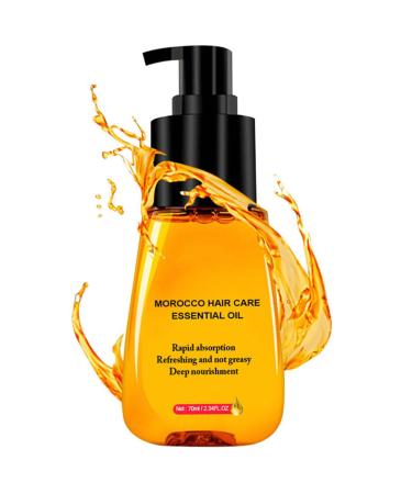 Hair Oil, Nourishing Hair Oil for Curly Hair | Argan Oil from Morocco Penetrating Hair Care, Silky Moisturizing and Fortifying Oil for Hair