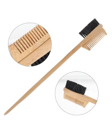 FOMIYES Bamboo Double Eyebrow Brush - Multipurpose Double Head Makeup Tool for Travel & Beauty - Buy Online on GoSupps.com