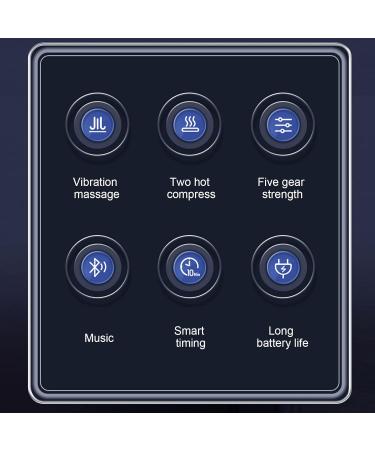 Buy Electrical Eye Massager - 5 Vibration Settings Timed Relief for Migraines Dark Circles & Dry Eyes - International Shipping Available! - Buy Online on GoSupps.com