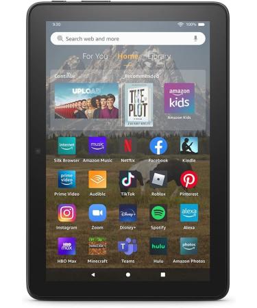 Amazon Fire HD 8 Tablet 32GB (2022 Release) - 8 HD Display, 30% Faster Processor, Portable Entertainment - Black - Buy Online on GoSupps.com