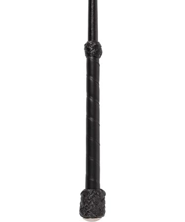 Huntley Equestrian 16 Inch Leather Jumping Bat Riding Crop - Black - Handcrafted in England - Buy Online on GoSupps.com