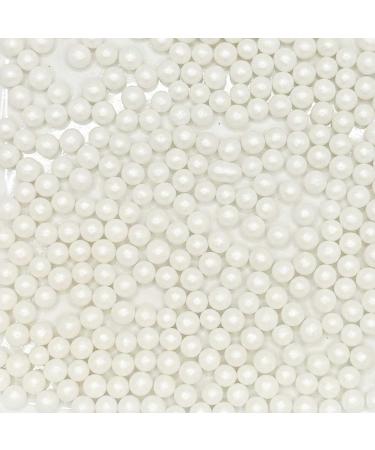 Pearl Glimmer Jumbo Mother of Pearl Cake Topper Sprinkles - 30g Edible Shimmer Balls - Ideal for Weddings & Parties - Buy Online on GoSupps.com