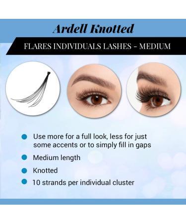Ardell False Eyelashes Medium Black 4 Pack - High-Quality Faux Lashes - Buy Online on GoSupps.com