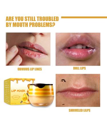 Bee Balm Lip Honey Pot - Nourishing Lip Care with Honey & Propolis for Moisturizing & Preventing Cracked Lips - Buy Online on GoSupps.com