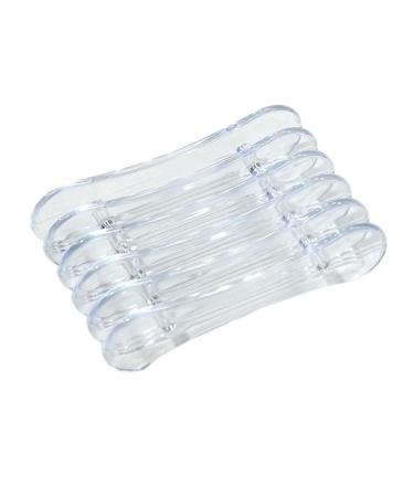 Colcolo Nail Art Brush Holder Nail Art Pen Rest Compact Size Brush Stand Brushes Rack Nail Art Accessories transparent