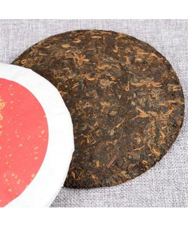 HQZM Yunnan Menghai Flavored Puer Ripe Tea Old Fragrance Puer Tea 357g Soft With Sweet Aftertaste - Buy Online on GoSupps.com