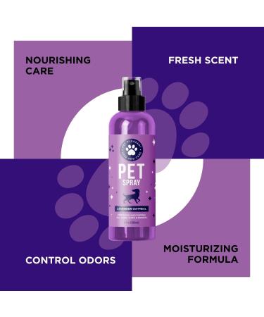 Lavender Oil Dog Deodorizing Spray - Calming and Refreshing Scent for Smelly Dogs and Puppies - Buy Online on GoSupps.com