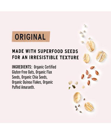 purely elizabeth Organic Superfood Oats with Amaranth, Quinoa Flakes, Flax Seeds, Chia Seeds - Gluten-Free, Non-GMO - 10oz (3 Ct.) Pack - Buy Online on GoSupps.com