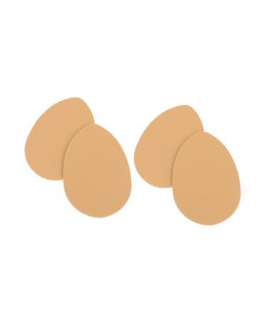 LIFKOME 4pcs Anti-slip Stickers for Soles Heels Gummies Anti Slip Heel Grips Heel Sole Stickers Non Skid Shoe Cushion Shoes Sole Protector Anti Shoe Protector Non-slip Supplies 10x6x0.3cm As Shown