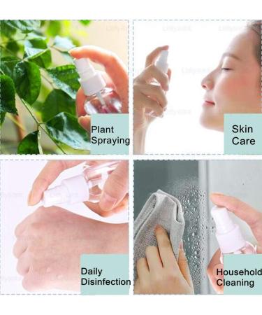 SINIDE 30ml/1oz Spray Bottles 4 Pack - Clear Mini Travel Bottles for Perfume & Liquids - Buy Online on GoSupps.com