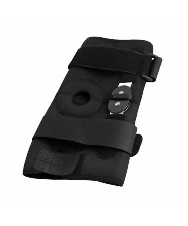 Buy SUNGOOYUE Knee Brace with Hinge Adjustable Compression Support Sleeve for Hiking Running & Fitness | Prevent ACL & LCL Injuries - Black - Buy Online on GoSupps.com