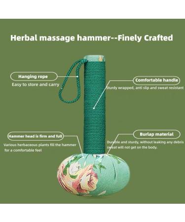 12.2in Wormwood Massage Hammer Stick - Manual Body Massage Tool for Muscle Relaxation Meridian Activation & Back Pain Relief (Orange) | International Shipping Available - Buy Online on GoSupps.com