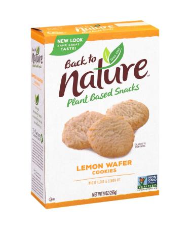Back to Nature Cookies, Non-GMO California Lemon, 9 Ounce California Lemon Cookies