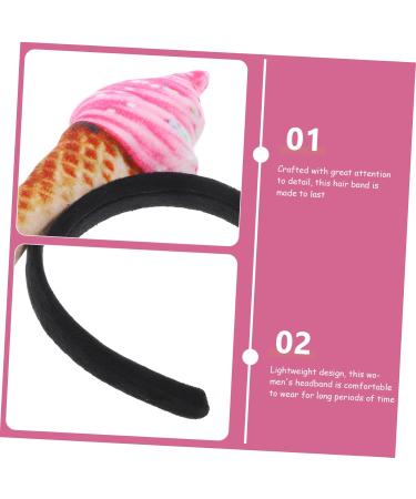 Ice Cream Headband Ice-cream Headbands Women's Sunglasses Hairband Spa Headband Hair Headband Face Wash Headbands Head Bands for Hair Headbands for Women Short Hair MAGICLULU - Buy Online on GoSupps.com