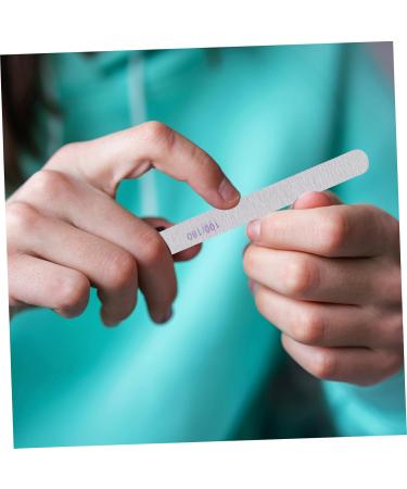 FOMIYES 2 Boxes Nail Art Box Nail File Buffer Coffin Nail Tips Clear Nail Tips False Nails Clear French Nails Long Fake Nails Nail Art Brush Nails Kits Postizas Manicure Glue Plastic - Buy Online on GoSupps.com