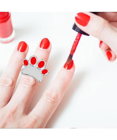 VALICLUD Palette d'Anneau Nail Art Mini Plateau M lange Couleurs 2 Pi ces Accessoires Manucure pour Ongles Ronds et Usage Salon - Buy Online on GoSupps.com