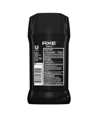Axe Apollo Antiperspirant & Deodorant - 4hr Dry, 2.7 oz (76 g) - Buy Online on GoSupps.com