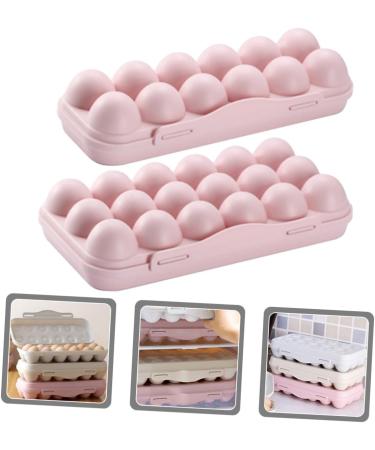UPKOCH Seasoning Organizer 2pcs plastic egg holder plastic eggs covered egg tray egg organizer re-usable - Buy Online on GoSupps.com