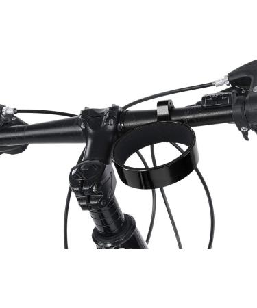 Bike Handlebar Cup Holder - Aluminum Alloy Water Bottle/Tea/Coffee Mount Clamp - Cycling Accessory in Black - Buy Online on GoSupps.com