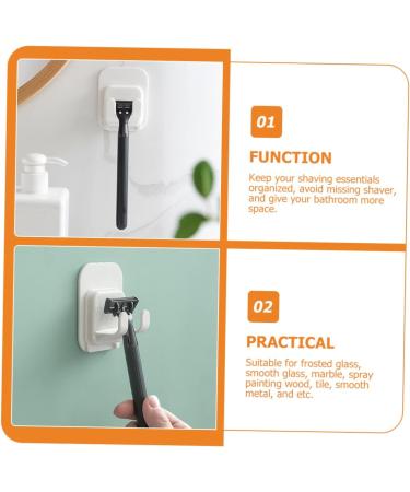 Doitool Self-Adhesive Clothes Hanger Clay Hook - Wall Rack Tool Holder for Clothes Shaver & Razors - International Shipping Available - Buy Online on GoSupps.com