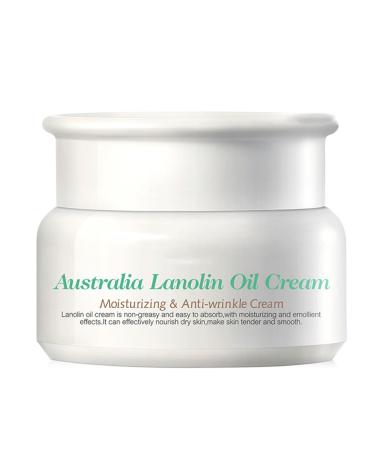 Pure Lanolin Face Cream Moisturiser Strong Moisturiser & Anti Wrinkle Face Cream For Women & Men Reduce Redness & Dryness For Body & Hands Non-Greasy For Sensitive & Very Dry Skin
