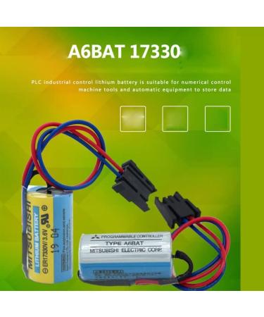 Pack of 6 ER17330V 3.6V Li-ion Batteries for FANUC CNC System | A6BAT PLC Power Supply - Buy Online on GoSupps.com