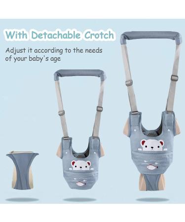 IULONEE Baby Walking Harness Handle - Adjustable Toddler Assistant in Blue Bear Design - Buy Online on GoSupps.com