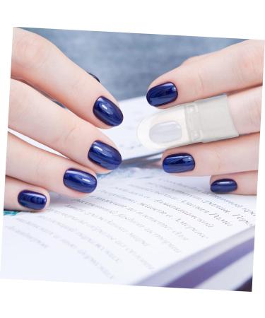 minkissy 20pcs Nail Case Nail Protector Gelt Spar Varnish Polish Remover Wrap Nail Varnish Tip Nail Art Tips Cover Shield Nail Polish Cover Manicure Polish Varnish Protector Nail Polish Tip 4x2cm As Shown - Buy Online on GoSupps.com
