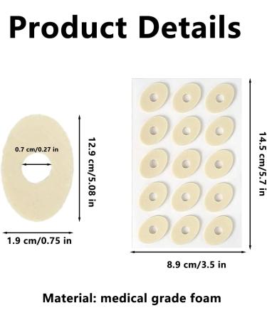 15 Pcs Corn Pads for Feet - Soft Latex Foam Corn Cushions - Self Adhesive Callus Pads - Bunion Plasters - Anti Corn Removal & Foot Pain Relief - Buy Online on GoSupps.com