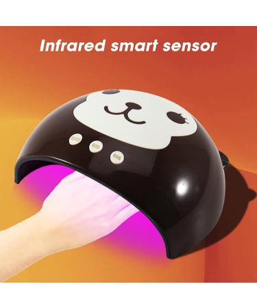 UV LED Nail Dryer 36W - Cute Cartoon Monkey Gel Polish Curing Lamp for Home Salon | 12Pcs Lamp Beads - Buy Online on GoSupps.com