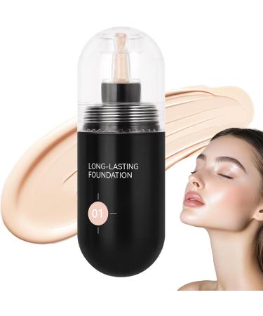Liquid Foundation - 30ml Matte Finish Liquid Foundation Long-Lasting Moisturizing Concealer for Women and All Skin Types - Buy Online on GoSupps.com